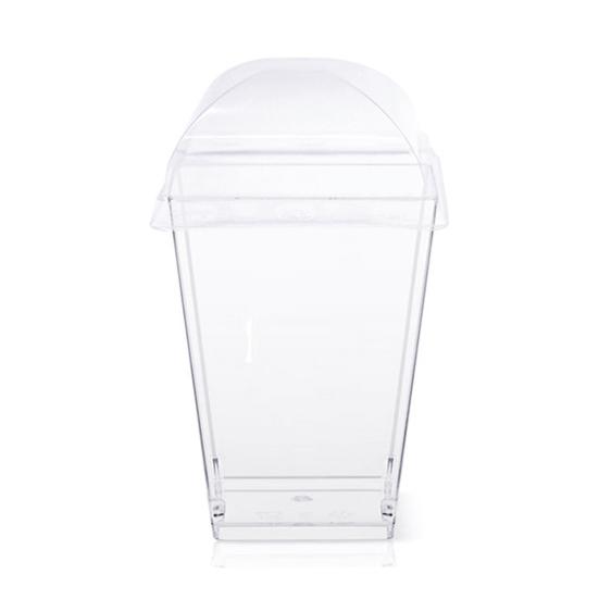 10Pcs Reusable Dessert Cups with Lids Clear Plastic Mousse Cups for Pudding Cheesecake Stackable Dessert Bowls for Parties Events