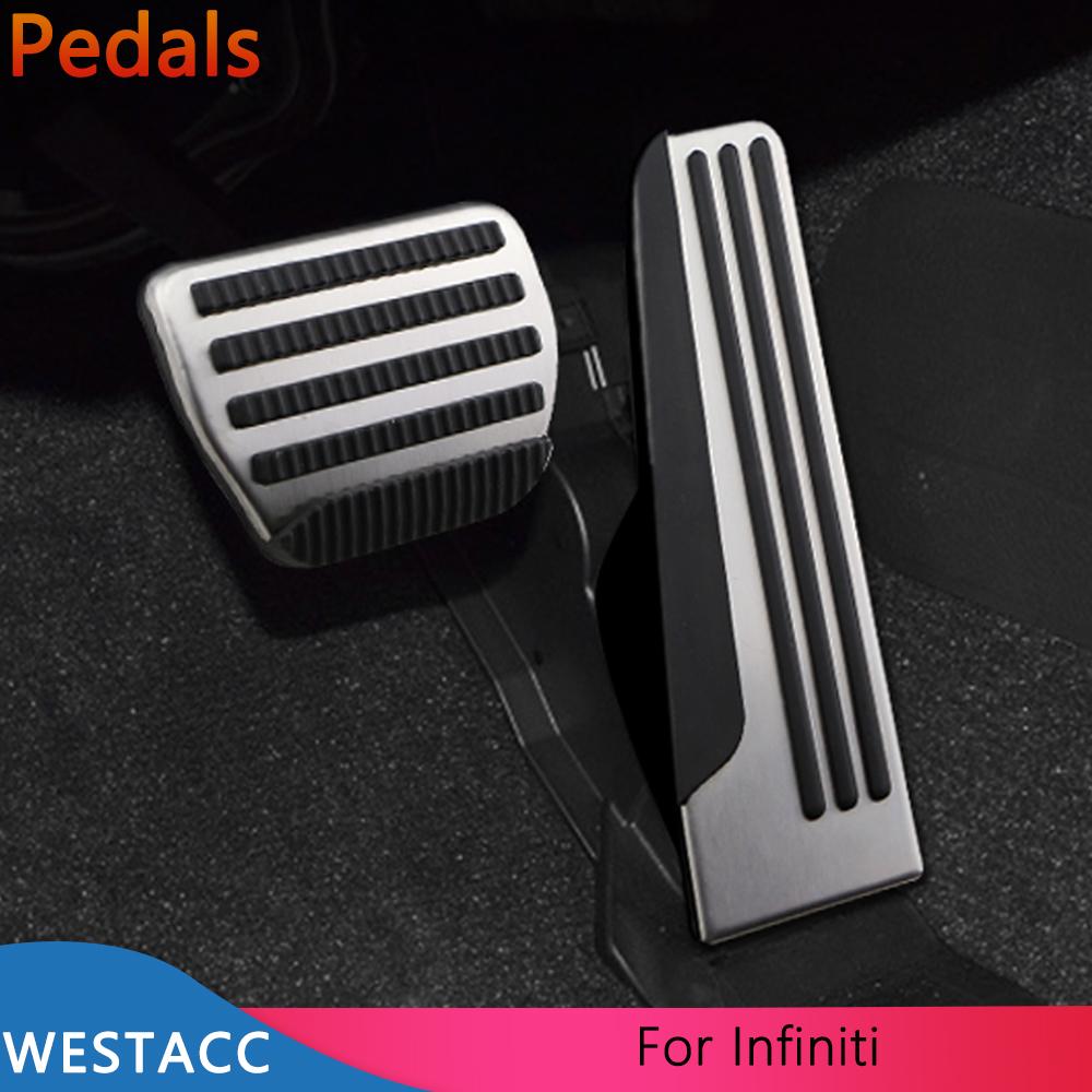 Автомобильные педали газа тормозная педаль чехол для Infiniti Q50 Q50L QX70 Q70 Q60 G35 G37 EX35 EX37 FX35 FX37 FX50