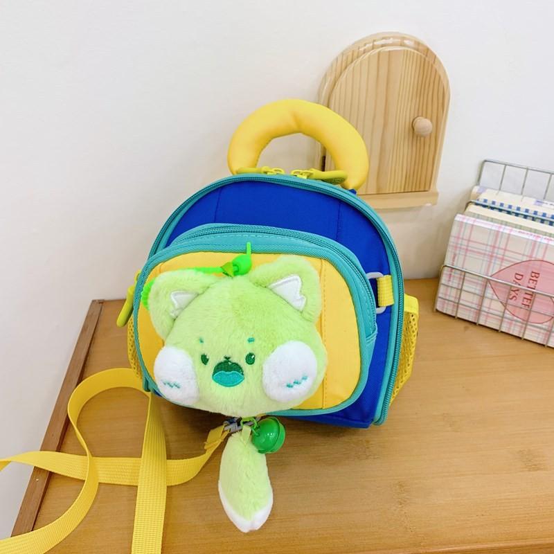 Backpack Baby Kindergarten Cute Three Dimensional Plush Toy Boys Backpack Girls