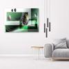 Canvas print, Emerald rectangle