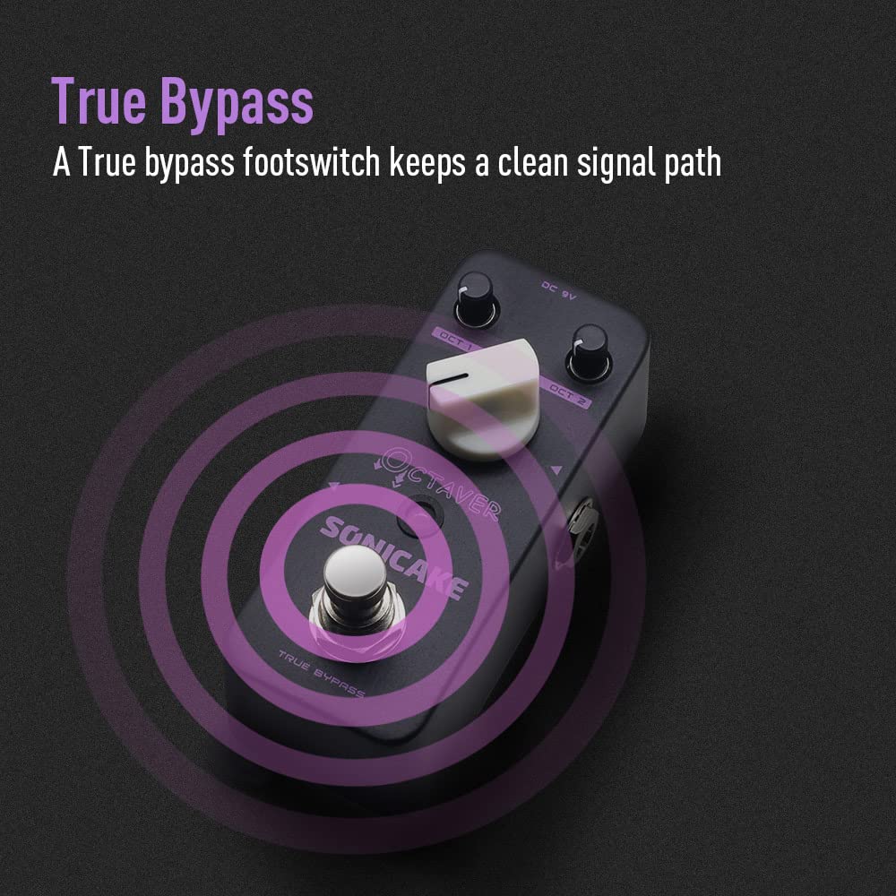 SONICAKE Octaver Гитарный эффектор Педаль Октавер
