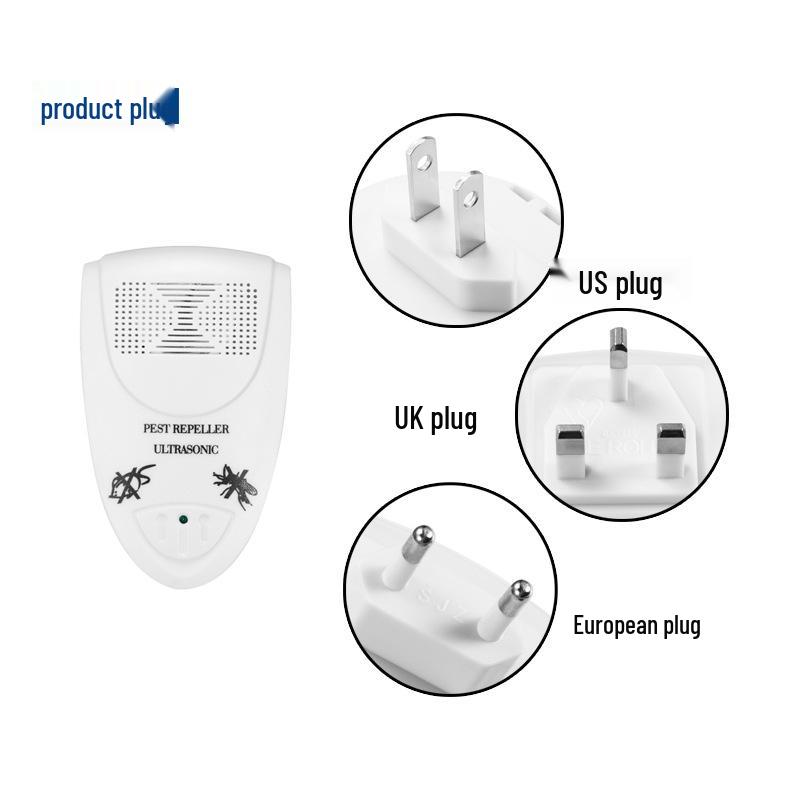 Многофункциональный ультразвуковой отпугиватель грызунов и насекомых: Безопасное, умное решение от комаров, насекомых, мышей и тараканов