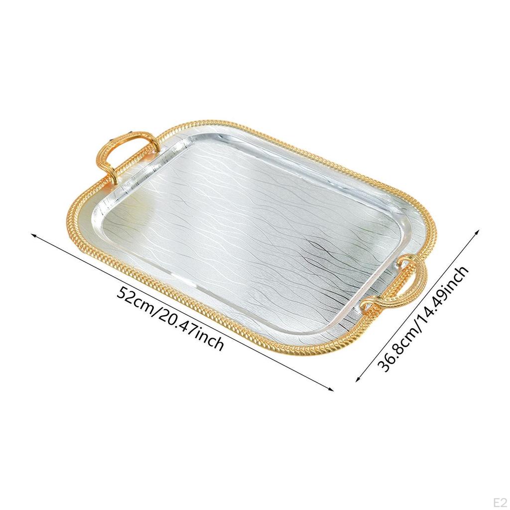 Поднос для сервировки, декоративный многоцелевой элегантный держатель для чайной чашки, ювелирные изделия для кухни, туалета