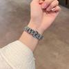 Металлический ремешок с бриллиантами для Apple Watch Series11 42 мм Ремешок 46 мм 45 мм 41 мм Женский ремень Браслет iWatch S10 9 8 7 6 SE3 40 мм 44 мм Ultra49 мм Ремешок для часов
