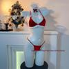 Red Lace Plush Holiday Lingerie Set