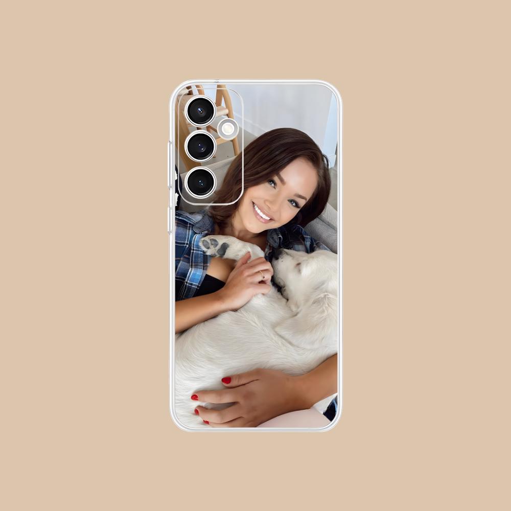 Чехол для мобильного телефона Oana Gergory для Samsung Galaxy S25 S24 S23 S22 S21Plus FE Ультрапрозрачный Цветной Чехол Роскошный Красивый