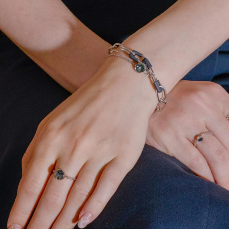 Dana Burton [fw] colored link chain bracelet