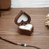 Ring Box Ultra-Light Item Storage Comfortable To Touch Love Heart Shaped Wedding Ring Box Jewelry Container for Home