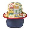 MIKI HOUSE Ten Gallon Bear Sun for Boys and Chin Hat, Design, Hat, Girls, Baby, Kids, Children's Clothing, Strap, 56cm, Multicolor, 12-9106-687