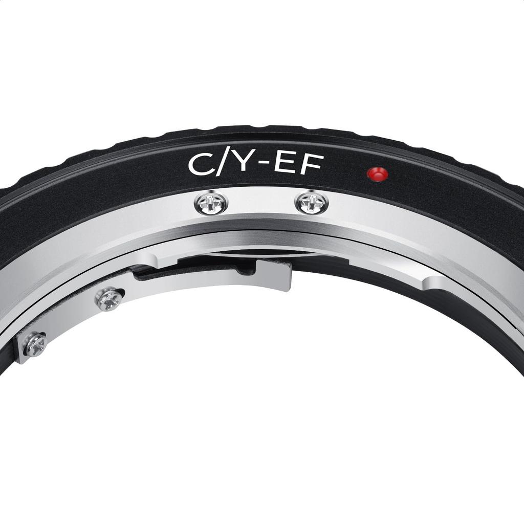 K&F CONCEPT C/Y-EOS Mount Adapter for Contax/Yashica Lenses - Canon Compatible C/Y Lens Adapter for EOS Cameras - Manufacturer Direct