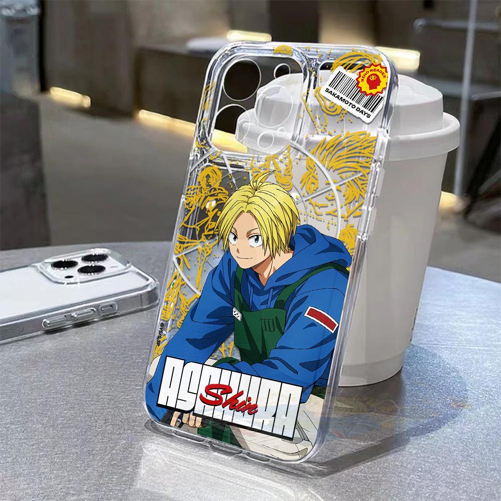 SAKAMOTOS DAYS Phone Case For Samsung Galaxy S25 S24 S23 S22 S21 S20 FE Note20 Note10 Edge Plus Ultra Lite 5G Clear Back Cover