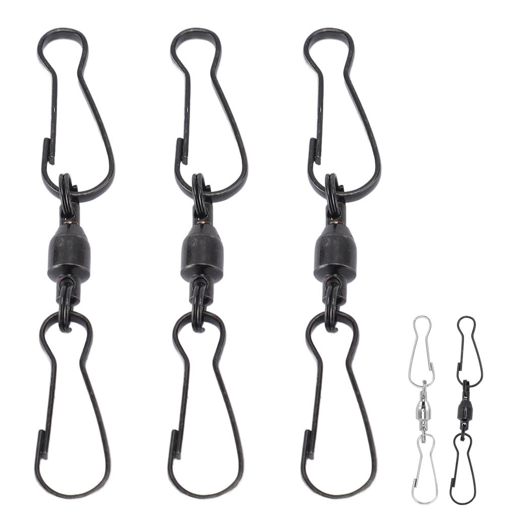 20pcs Windsock Clips Stainless Steel 360 Degree Rotation Dual Clip Wind Spinners Hangers for Wind Sp