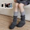 Детские зимние гетры Модные детские вязаные гетры Сочетание цветов Теплые длинные носки-чехлы Гетры для девочек Чулки