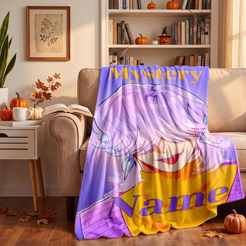 mystery Custom Flannel Blankets Soft Warm Cozy Throws for Home Decor Holiday Gifts