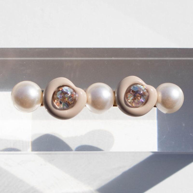 luvinball Pebble & Pearl Hair Clip