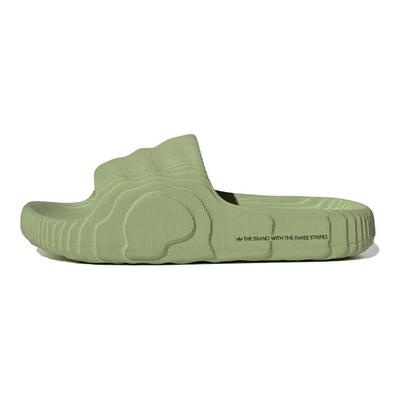Кроссовки унисекс Adilette 22 Slides Magic Lime зеленые GX6946