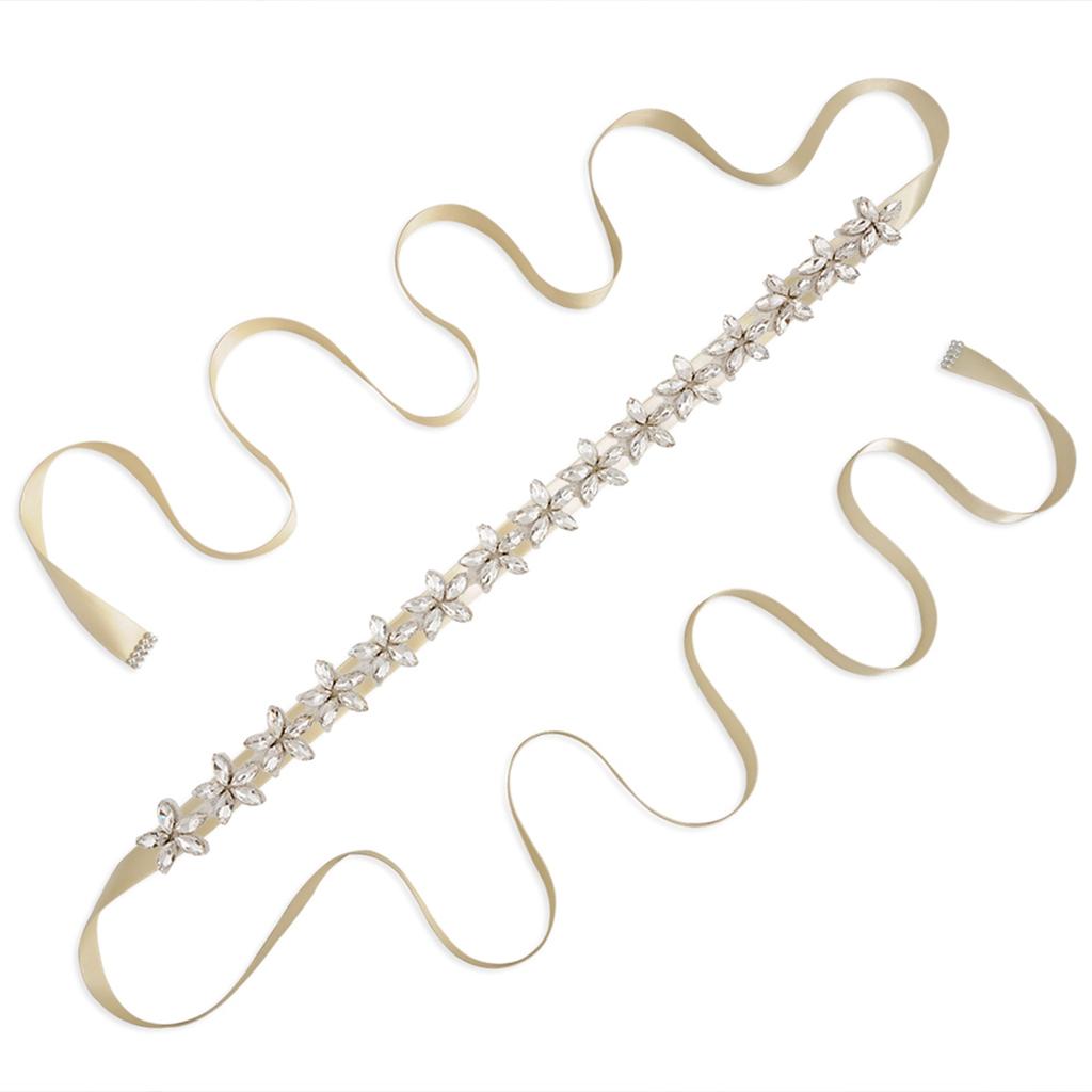 Свадебный пояс со стразами, аксессуары для свадебного платья подружки невесты, ремни, украшенный кристаллами, свадебный пояс из атласа, свадебный S96