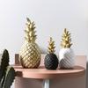 Nordic Golden Pineapple Crafts Desktop Ornament Creative Modern Minimalist Living Room Decor Wedding Gift Home Resin Craft S/M/L
