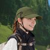 Sun Hat Adjustable Chin Straps Extended Brim Baseball Hat UV Blocking Windproof Outdoor Travel Riding Hat