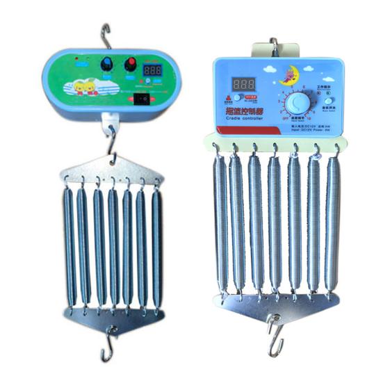 Пружинная колыбель с электроприводом и контроллером, бесшумный электрический контроллер детских качелей, двигатель до 20 кг/44 фунтов, подвесная детская колыбель с электроприводом и таймером, регулируемый