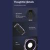 Портативный настольный вентилятор с USB-зарядкой, маленький вентилятор с охлаждением льдом, тихий настенный вентилятор охлаждения, 199 скоростей, цифровой дисплей