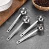 2Pieces 304Stainless Steel Measuring Spoons Long Handled Measuring Cups Measuring Tool for Cooking and Baking Needs