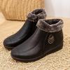 Fashion Winter Warm Women Boots Thick Plush Ankle Boots Woman Zipper Comfortable Outdoor Snow Boots Fashion Cotton Shoes Botas De Mujer