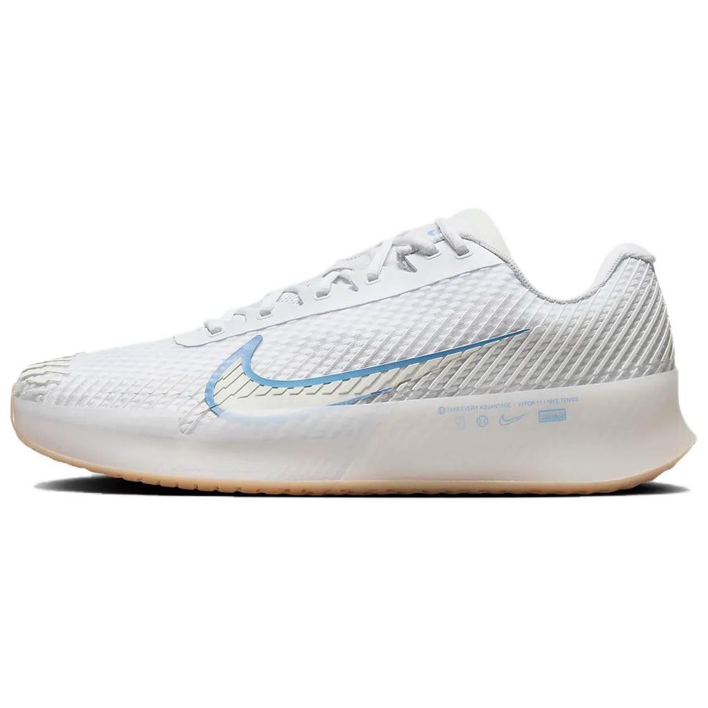 Nike Court Air Zoom Vapor 11 HC White Light Blue Gum Men Sneakers Sail Gum-Light-Brown DR6966-107