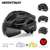 Horntour Bicycle Helmet Mountain Highway Integrated Molding Men's and Women's Neutral Safety Magnetic Suction Cycling Helmet