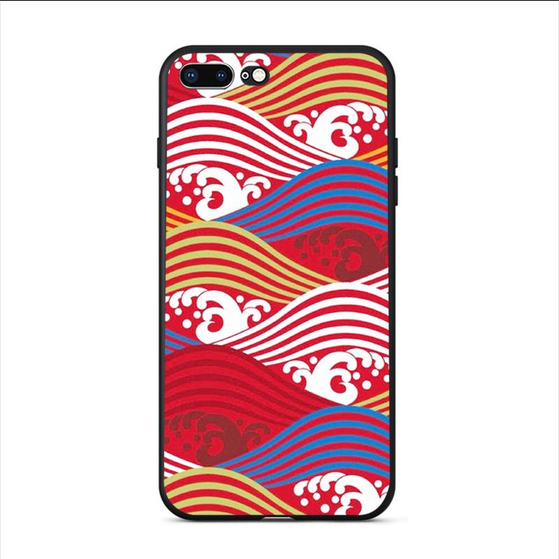 Чехол для телефона с японскими винтажными обоями для iPhone 6 plus 7 8 8plus 11 Pro X XS XR MAX 5 5S SE 2020, мягкая задняя крышка из ТПУ, чехол