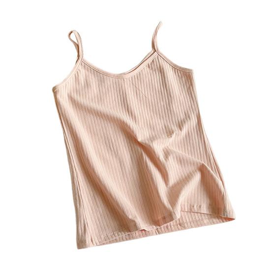 Женский топ-майка на тонких бретельках, летний облегающий топ в рубчик, безрукавка с V-образным вырезом, без рукавов, майка, базовые многослойные рубашки