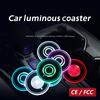 1 шт. автомобильная подставка для чашки с 7-цветной светодиодной подсветкой, подставки для подстаканника, светящаяся автомобильная подставка для воды, универсальная для различных моделей автомобилей