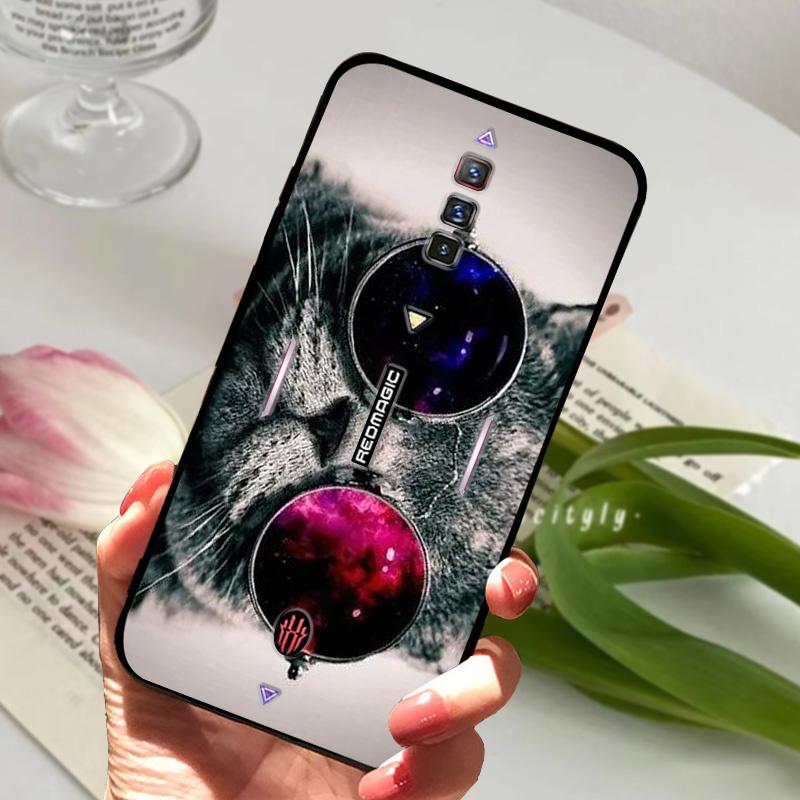 Чехол для ZTE Nubia Red Magic 6 Ударопрочный Мягкий ТПУ Силиконовый Чехол для Телефона Для ZTE Nubia Red Magic 6S Pro Capa Мультяшный RedMagic 6