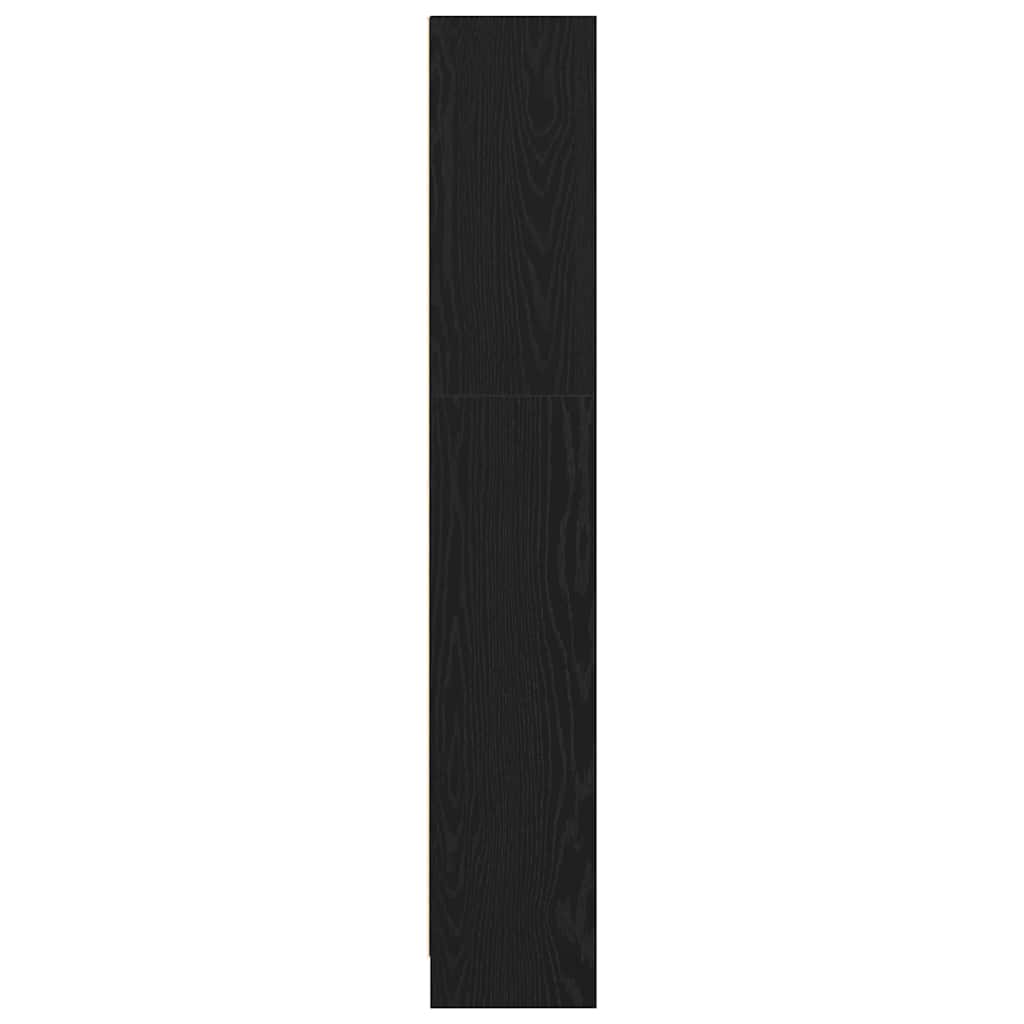 Bookshelf Black Oak Look 60 x 24 x 143 cm Engineered Wood