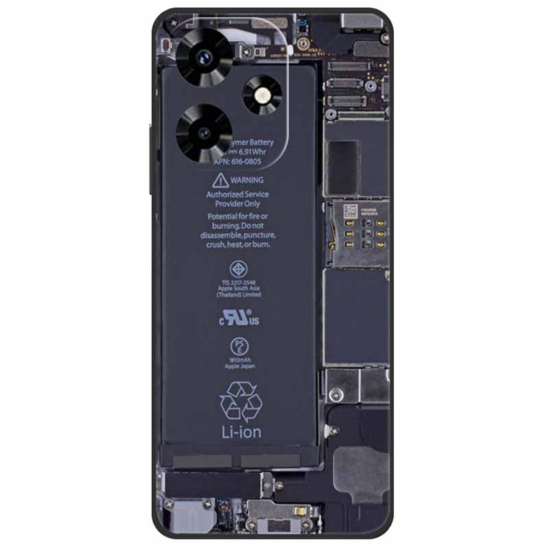 Для Infinix Hot 30i NFC Чехол X669D Силиконовый Волк Лев TPU Мягкий Fundas Для Infinix Hot 30i X669C Hot30i 2023 Защитный Черный Capa