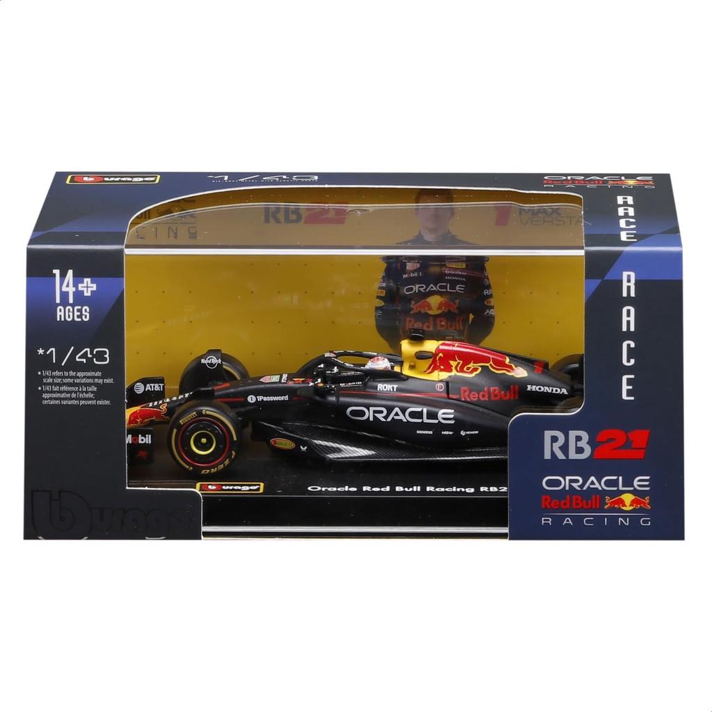 Bburago 2025 Модель Серия Signature F1 Oracle Red Bull Racing RB21 Макс Ферстаппен Гонночный Спортивный Автомобиль Миниатюра Литая Модель Готовый Продукт 1/43 №1 /