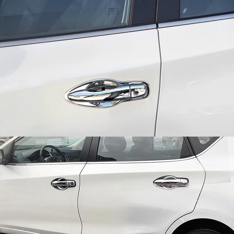Накладка на ручку двери автомобиля Защитная чаша для nissan Tiida C13 2015 2016 2017 2018 2019 2020 2021 Pulsar