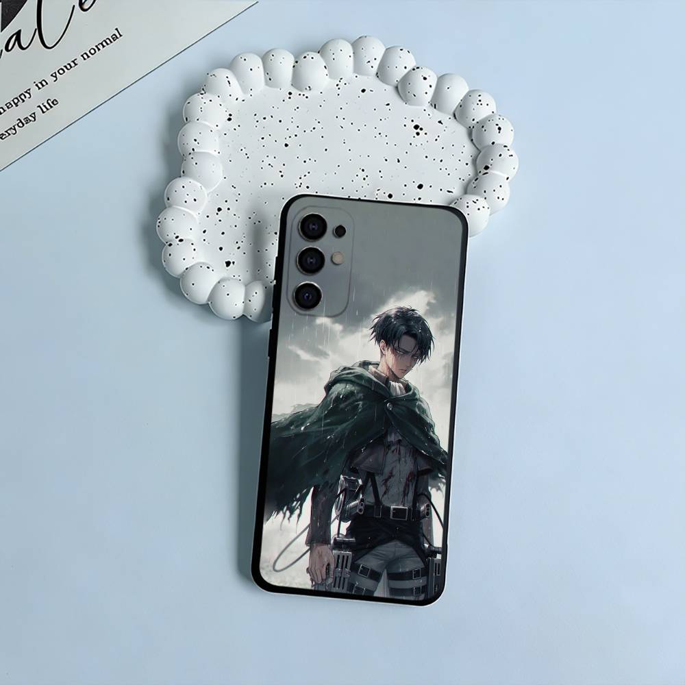 A-ttack -on -Titan -Eren Y-Yeager Phone Case For Samsung S25,S24,S21,S22,S23,S30,Ultra,S20,Plus,Fe,Lite,Black Soft Silicone