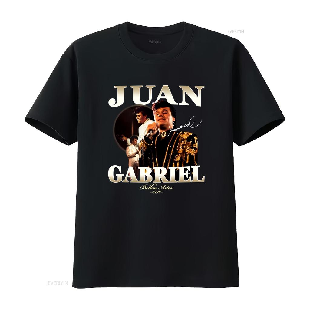 Juan Gabriel Bellas Artes 1990 T shirt Retro Music Legend Fan vintage Washed Comfortable Soft Unisex Casual Breathable Slightly