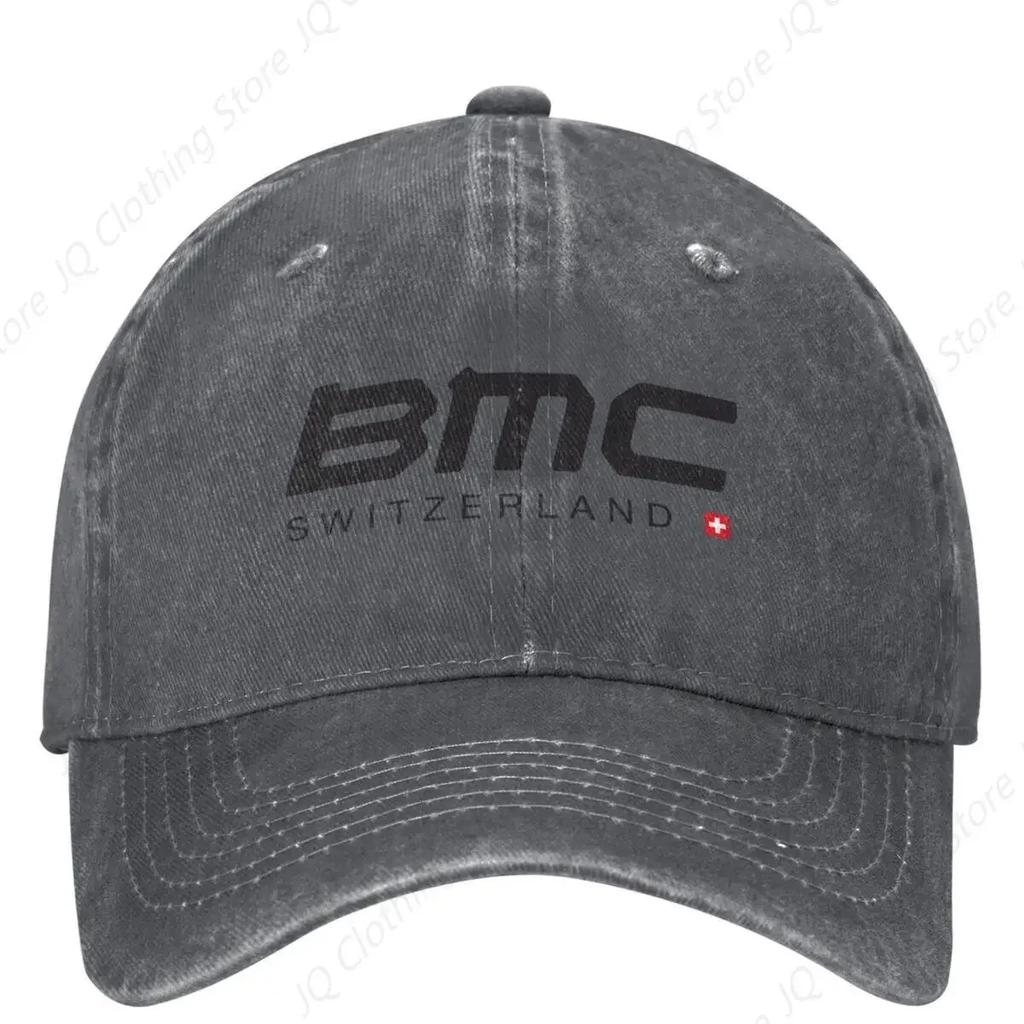 Унисекс Женские Бейсболки BMC для Велосипеда Винтажные Потертые Хлопковые Байкерские Кепки для Велоспорта Snapback Регулируемые