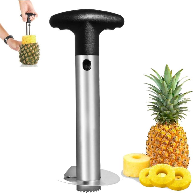 Portable Pineapple Peeler and Corer, Stainless Steel Pineapple Cutter Slicer, Kitchen Tools