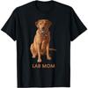 Футболка с надписью "Lab Mom Fox Red Labrador Retriever Dog Lover T-Shirt D69 Mens Womens Tank Top Sweatshirt Hoodie" (Подарок для любительницы собак породы лабрадор-ретривер, мужская и женская майка, толстовка с капюшоном).