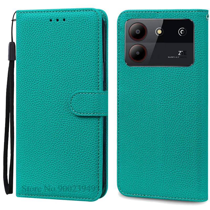 Для ZTE Blade A54 чехол кожаный кошелек флип чехол для ZTE Blade A54 чехол Coque Fundas для ZTE Blade A54 чехол для телефона бампер