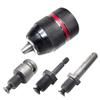 3 Pcs/set Metal Heavy Duty 1/2-20UNF 13mm Keyless Drill Chuck Hex Shank/SDS/Socket Square Female Adaptor Hardware Tool Professional