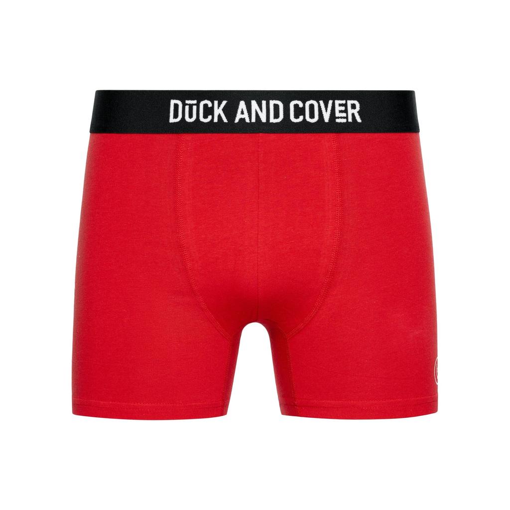 Duck and Cover Mens Fiery Boxer Shorts (Pack of 3)