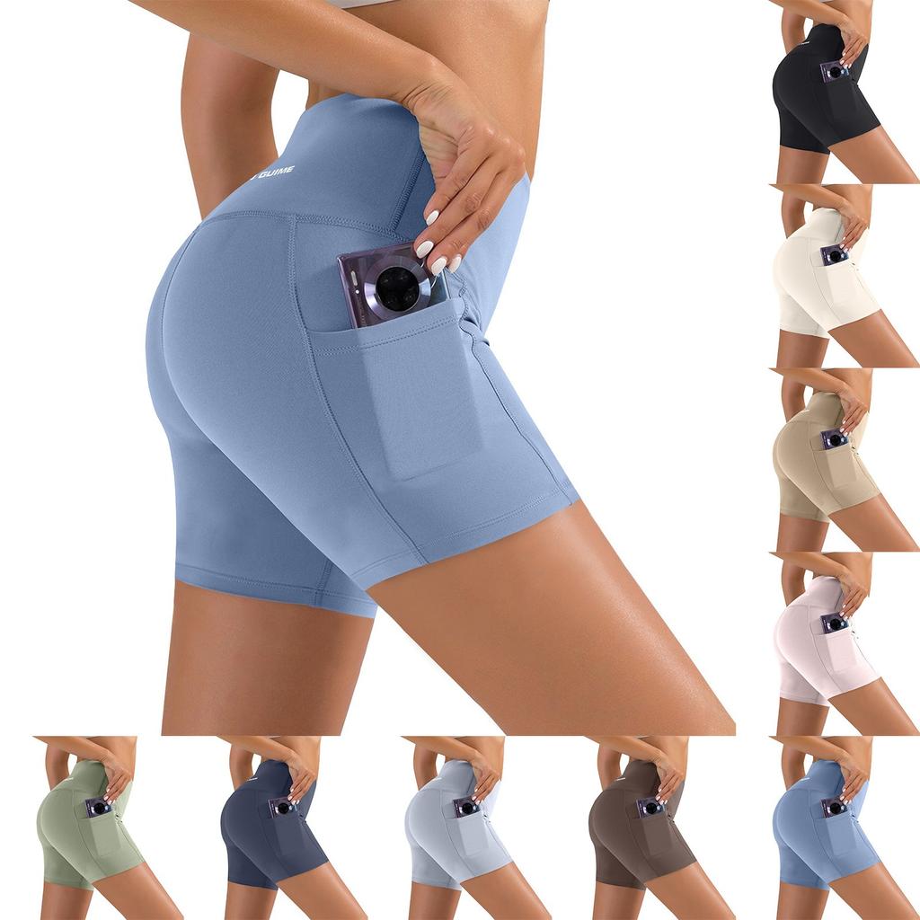 Women's Thin High Waisted Abdominal Tightening Double Layered Yoga Pants