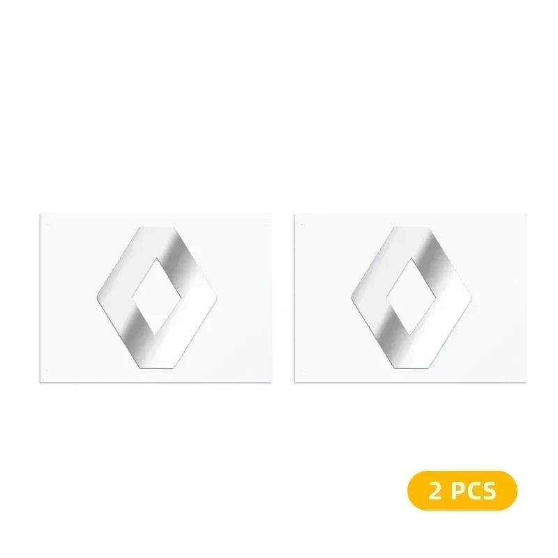 2026 Hot For Renault Interior Stickers 2/5/10pc 3D Metal Car Emblem Logo Decorative Stickers Badge Decal Interior Styling For Re