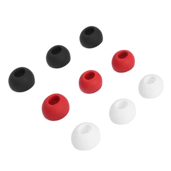 1 пара силиконовых насадок для ушей, предотвращающих выпадение, мягкие сменные вкладыши, заглушки, чехол