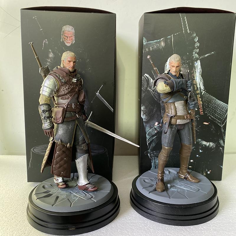 Игрушки Модель Ведьмак 3 Охота Геральт Волк Фигурка Действия Коллекционная Кукла 24см Подарок