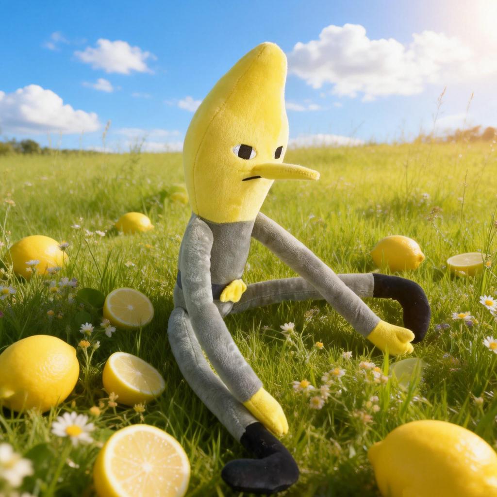 60 см Плюшевая кукла-игрушка Duke of Lemon Games Мультяшные Игровые Сувениры Декор Комнаты Дети Фанаты День Рождения Последний Год Идея Подарка